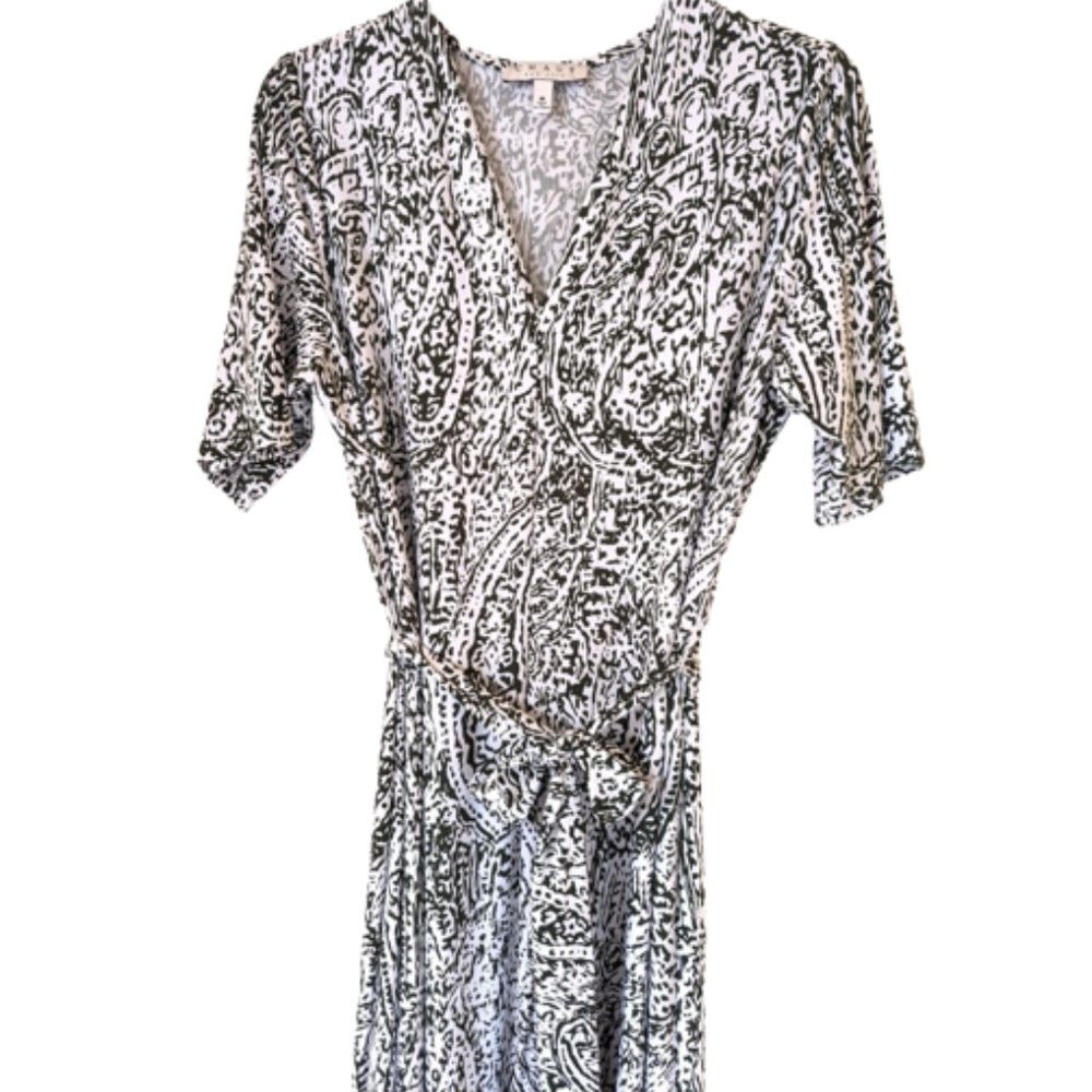 CHAUS New York Women's Long Dress Dinner Bohemia Cocktail Dress Green Be… - Picture 5 of 12